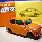 3d Fiat 600 naranja (serie 10)