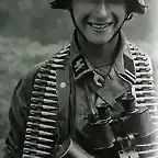 Joven soldado de la 12th SS Panzer Division Hitlerjugend en Normandia. 1944