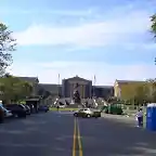 Museo y escaleras de Rocky