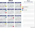 CALENDARIO 2013