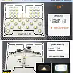 modulo led interior kit completo.HI-ILAX-9846.Upgradecar