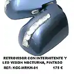 retrovisor con intermitente y led.KGC-MRKM-01.Hi-motors