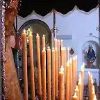 VIRGEN Y VELAS