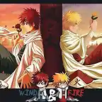 Gaara y Naruto