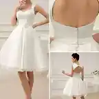 Peinados de pelo Corto para Vestidos Blancos Midi, Encaje y Fiesta (17)