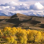 Dunes and Fall Color, Colorado