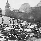 (18)Masacre-Lidice.Checos varones ejecutados por los alemanes.