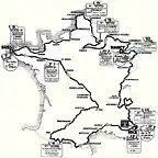 TdF'53 - Parcours