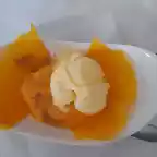 uevos mollets con helado de vainilla . Infante-