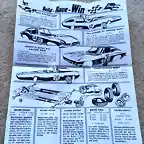 panfleto racing body kits 1963