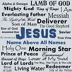 the names of Jesus