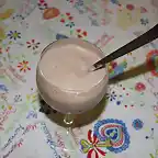 Mousse de yogur y chocolate