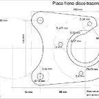 plantilla frenos traseros