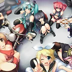 Konachan.com - 94341 black_rock_shooter hatsune_miku kagamine_rin kasane_teto kuroi_mato lily_(vocaloid) megurine_luka meiko utau vocaloid yoru_kaze yowane_haku