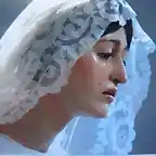 La Virgen de la Concepcion de Granada mantilla blanca