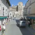 Entrada a  la plaza de Guadalupe