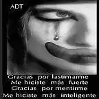 GRACIAS  POR MENTIRME