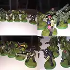 Veteranos con camuflaje y plasma