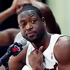 Dwyane Wade at mic