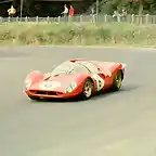 Jackie Stewart & Chris Amon - Ferrari 330 P Brands Hatch \'67