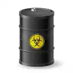 15019334-vertical-biohazard-black-barrel-illustration-on-white