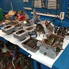 Motor desarmado