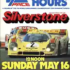 Cartell Silverstone 6h \'82