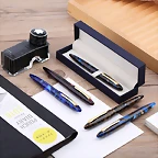 KICUTE-M100-PENBBS-Acrylic-Fountain-Pen-Iridium-Fine-Nib-Converter-Pens-Luxury-Gift-Chic-Wedding-Signing