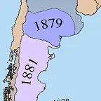 Mapa de la evolucin territorial de Argentina (1869-1881)