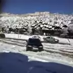 Audi atrapado en la nieve