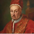 RETRATO DE BENEDICTO XIII ORIGINAL