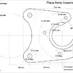 plantilla frenos traseros