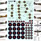 Xtradecal 172 Supermarine Spitfire Mk.IXc decals # 72110