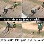 Salvamento de un perro-Valientes!!!