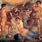 anonimo-el-castigo-de-dirce-fresco-casa-de-vetti-pompeya-obras-maestras-de-la-pintura-juan-carlos-boveri