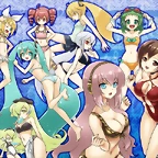 Konachan.com - 52767 akita_neru bikini group gumi hatsune_miku kagamine_rin kasane_teto macne_nana megurine_luka meiko project_diva swimsuit utau vocaloid yowane_haku