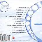 Garras De Amor - Vida (2005) Trasera