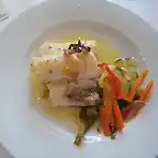 Merluza con verduras