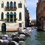 Musulmanes rezando en venecia