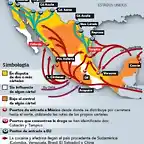 mapa del narcotrafico en mexico