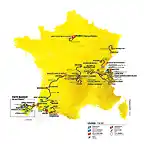 mapa tour de francia 2023 recorrido