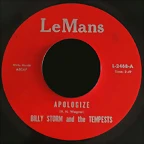 Billy Storm & The Tempest - Apologize, LeMans 2460