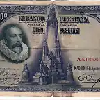 Cien pesetas del ao 1928