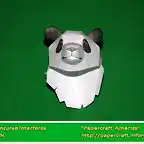 Oso Panda (Papercraft) by Pendragon