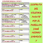 HORARIO 09-10-2011