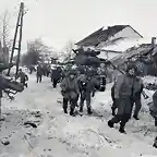 Soldados americanos en el frente de Bgica durante el invierno de 1944