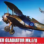 Airfix - Gloster Gladiator Mk.I-Mk.II - 1-72