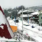 Nieve en Ushuaia