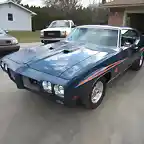 70 pontiac gto blue