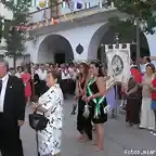 Parada de la Procesin en Plaza Vieja frente al Ayuntamiento (2)